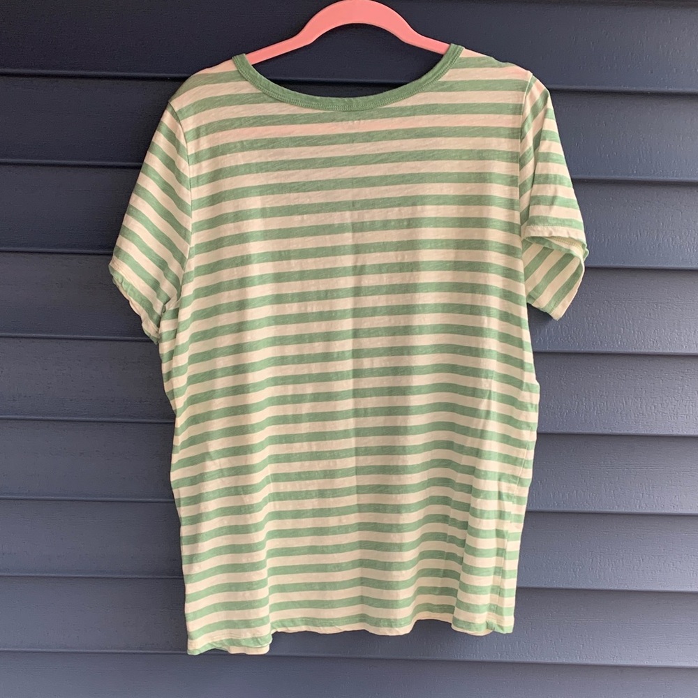 Torrid Classic Fit Green and White Top - Picture 5 of 5